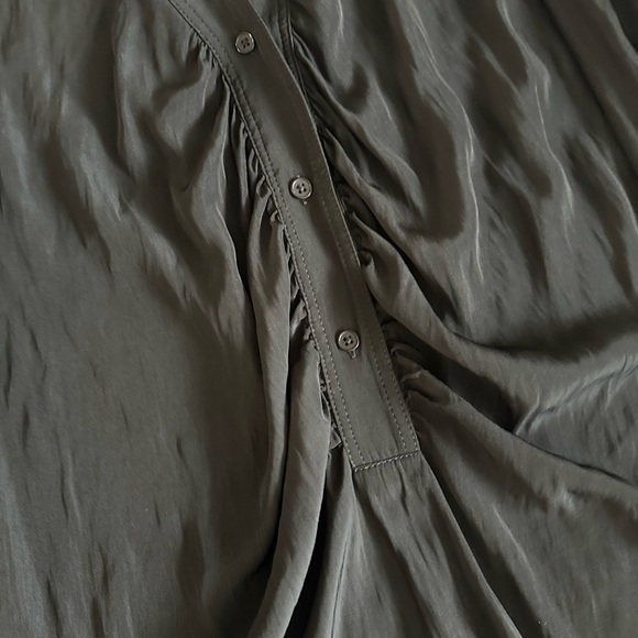 Mela Purdie VINE SHIRT top Black 12 , Romantic, Classic Ruffle - Picture 3 of 9